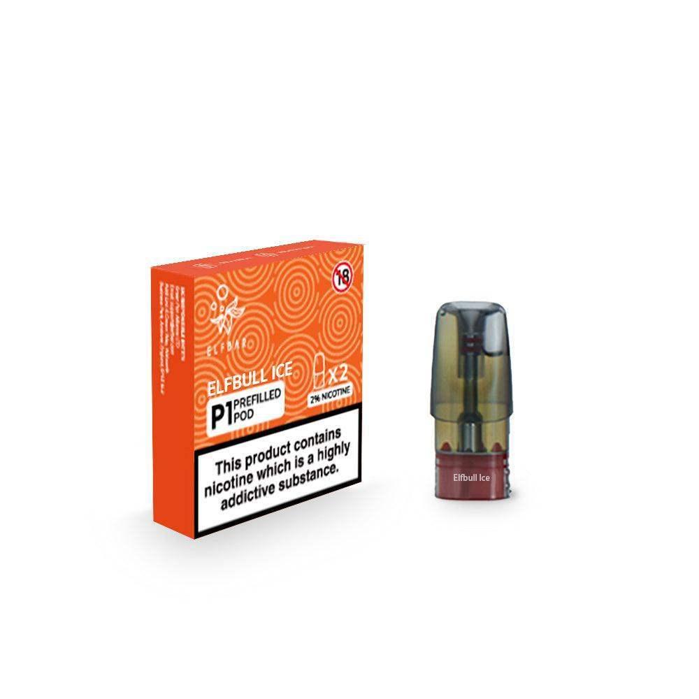 ELF BAR MATE 500 P1 PRE-FILLED 4 PACKS - 8 PODS - £20.00 BY ELF BAR - Vapeslough