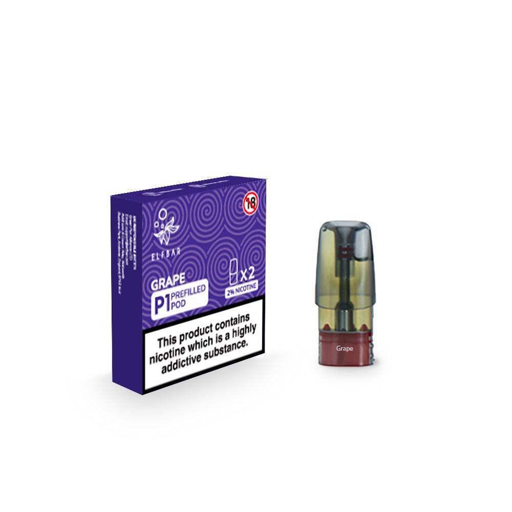ELF BAR MATE 500 P1 PRE-FILLED 4 PACKS - 8 PODS - £20.00 BY ELF BAR - Vapeslough