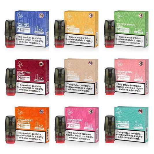 ELF BAR MATE 500 P1 PRE-FILLED 4 PACKS - 8 PODS - £20.00 BY ELF BAR - Vapeslough