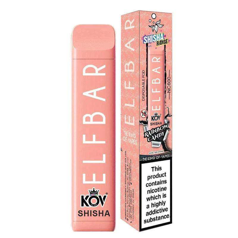 ELF BAR NC600 SHISHA RANGE DISPOSABLE POD DEVICE - 20MG - 600 PUFFS - Vapeslough