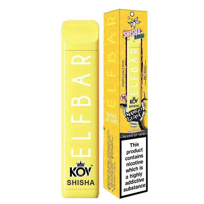 ELF BAR NC600 SHISHA RANGE DISPOSABLE POD DEVICE - 20MG - 600 PUFFS - Vapeslough