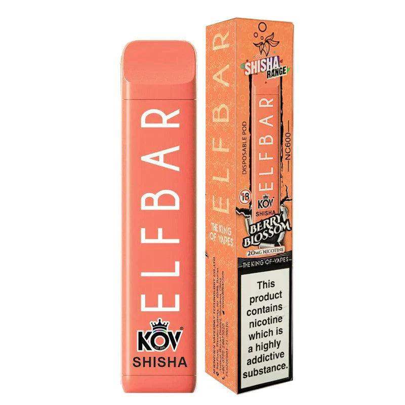 ELF BAR NC600 SHISHA RANGE DISPOSABLE POD DEVICE - 20MG - 600 PUFFS - Vapeslough