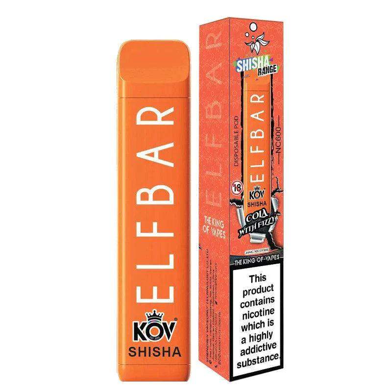 ELF BAR NC600 SHISHA RANGE DISPOSABLE POD DEVICE - 20MG - 600 PUFFS - Vapeslough