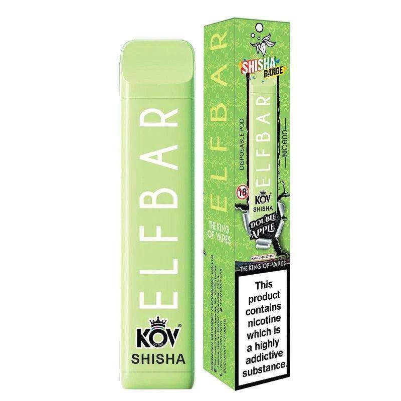 ELF BAR NC600 SHISHA RANGE DISPOSABLE POD DEVICE - 20MG - 600 PUFFS - Vapeslough