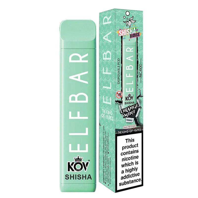 ELF BAR NC600 SHISHA RANGE DISPOSABLE POD DEVICE - 20MG - 600 PUFFS - Vapeslough