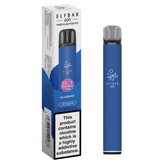 BLUEBERRY - ELFBAR 600 PREFILLED POD KIT