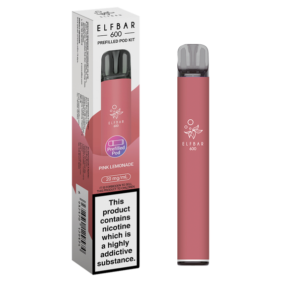 PINK LEMONADE - ELFBAR 600 PREFILLED POD KIT