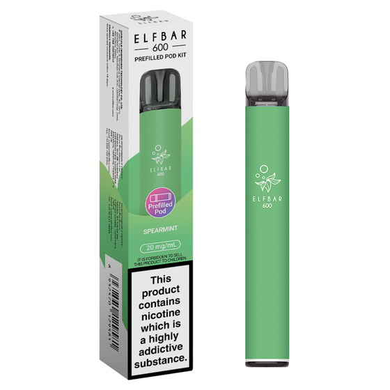 SPEARMINT - ELFBAR 600 PREFILLED POD KIT