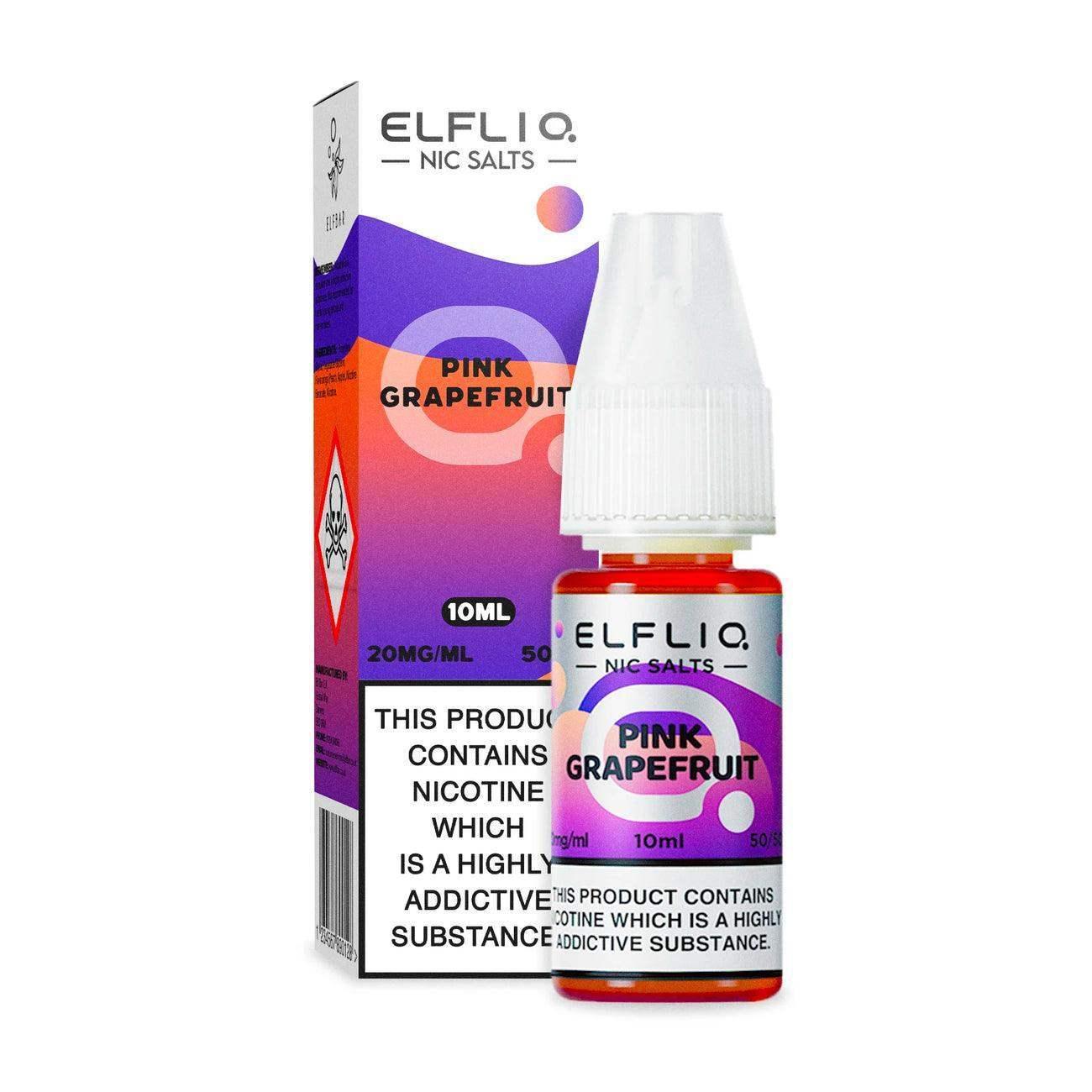 ELFLIQ: THE OFFICIAL ELF BAR LIQUID - 10ML E-LIQUID NICOTINE SALT - £2.99 - Vapeslough
