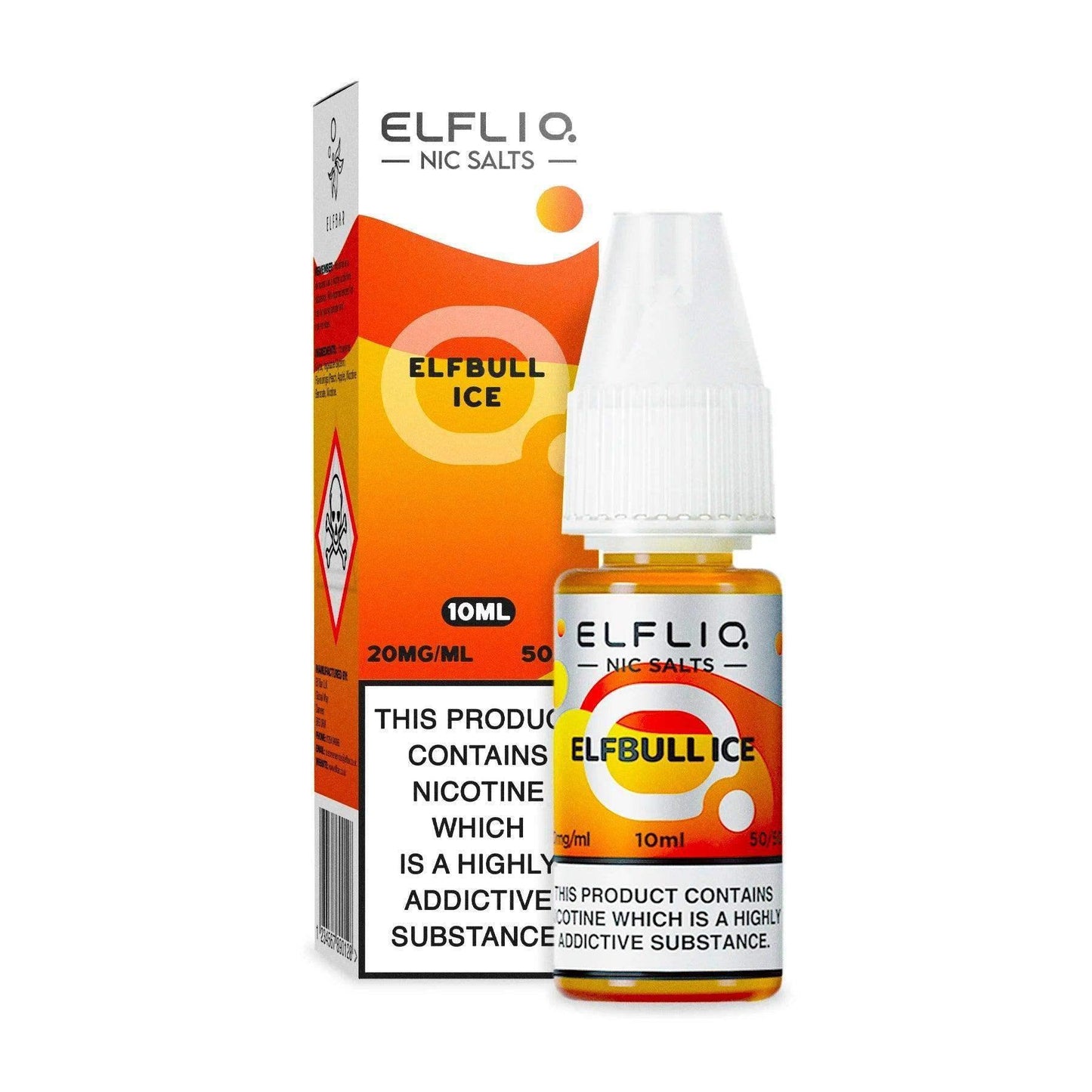 ELFLIQ: THE OFFICIAL ELF BAR LIQUID - 10ML E-LIQUID NICOTINE SALT - £2.99 - Vapeslough