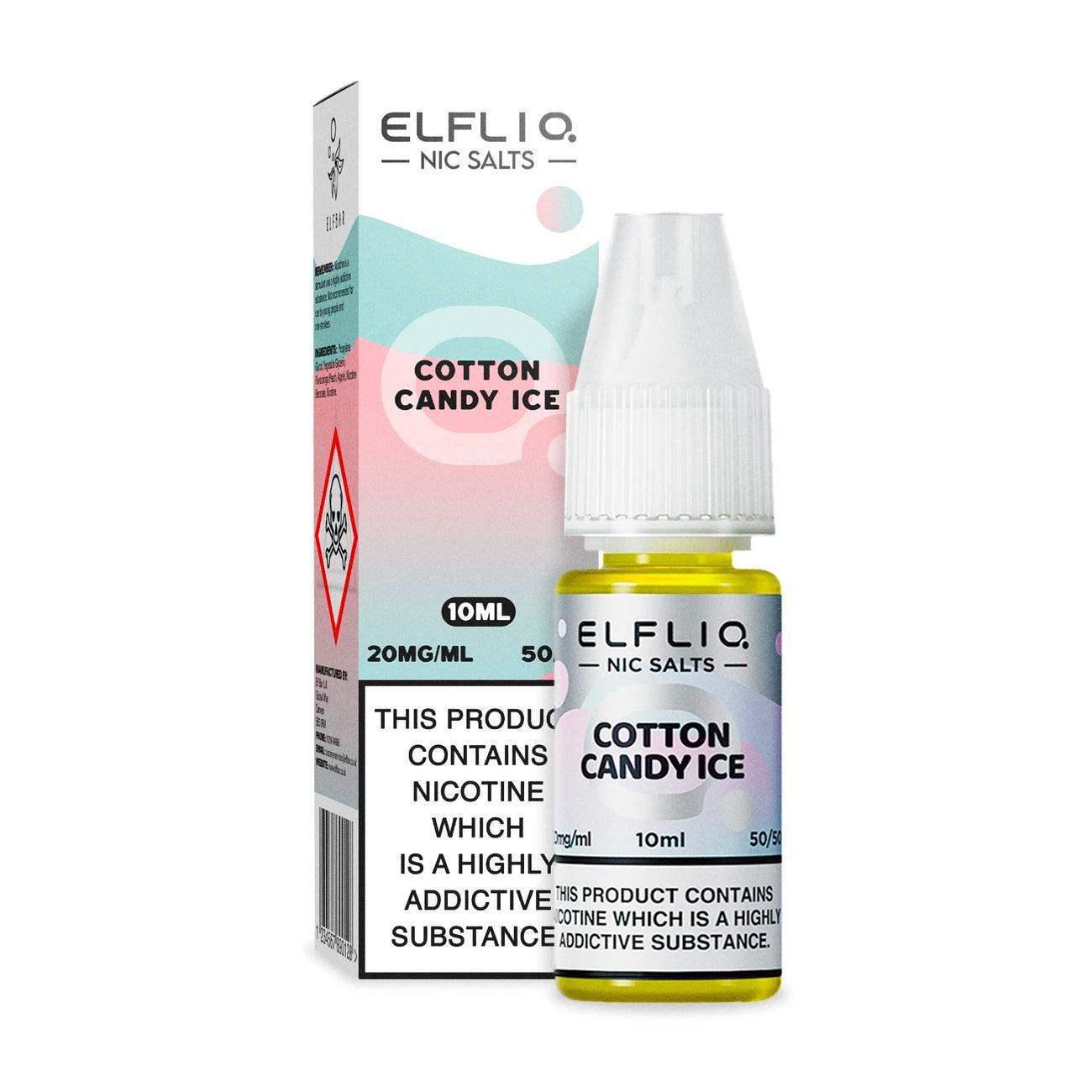 ELFLIQ: THE OFFICIAL ELF BAR LIQUID - 10ML E-LIQUID NICOTINE SALT - £2.99 - Vapeslough