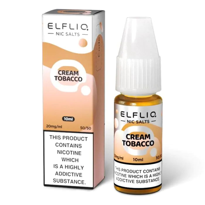 SNOOW TOBACCO 10ML E LIQUID NICOTINE SALT BY ELFLIQ - ELFBAR