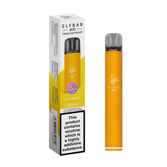 ELFTURBO ICE - ELFBAR 600 PREFILLED POD KIT - Vapeslough