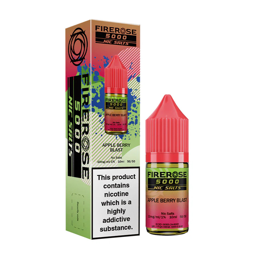 APPLE BERRY BLAST - FIREROSE 5000 - 10ML NIC SALT BY ELUX LEGEND 10MG(1%) | 20MG(2%)