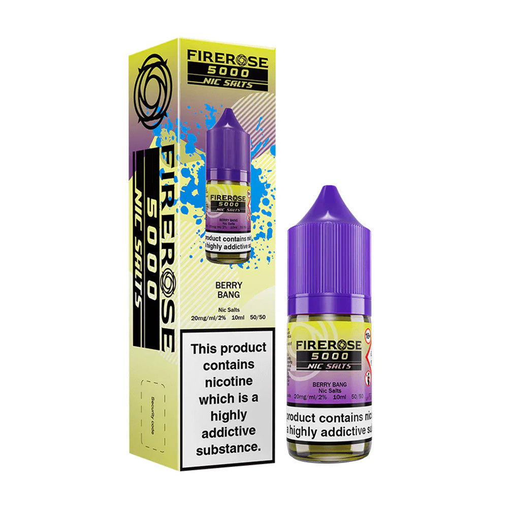 BERRY BANG - FIREROSE 5000 - 10ML NIC SALT BY ELUX LEGEND 10MG(1%) | 20MG(2%)