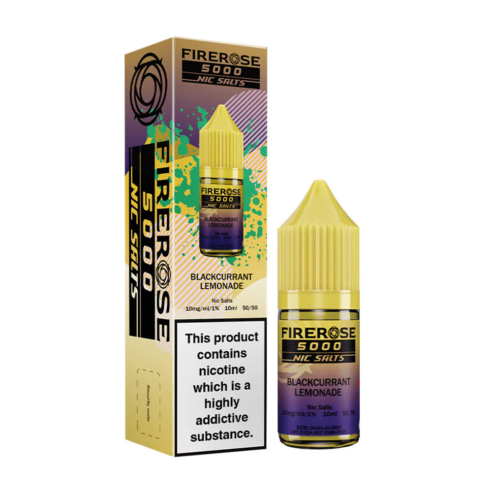 BLACKCURRANT LEMONADE - FIREROSE 5000 - 10ML NIC SALT BY ELUX LEGEND 10MG(1%) | 20MG(2%)