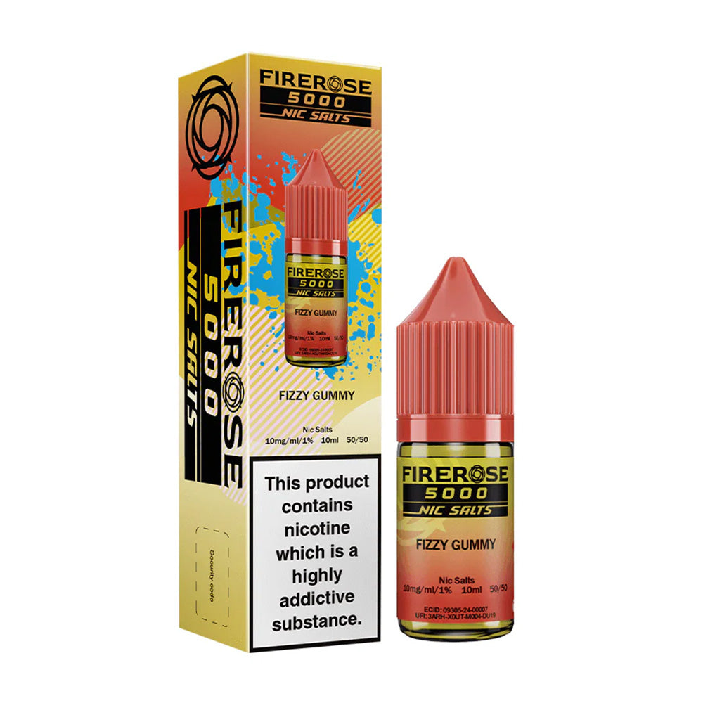 FIZZY GUMMY - FIREROSE 5000 - 10ML NIC SALT BY ELUX LEGEND 10MG(1%) | 20MG(2%)