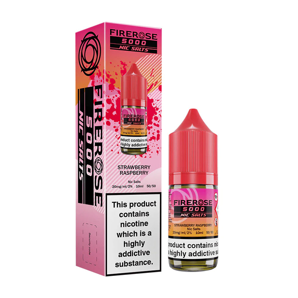 STRAWBERRY RASPBERRY - FIREROSE 5000 - 10ML NIC SALT BY ELUX LEGEND 10MG(1%) | 20MG(2%)