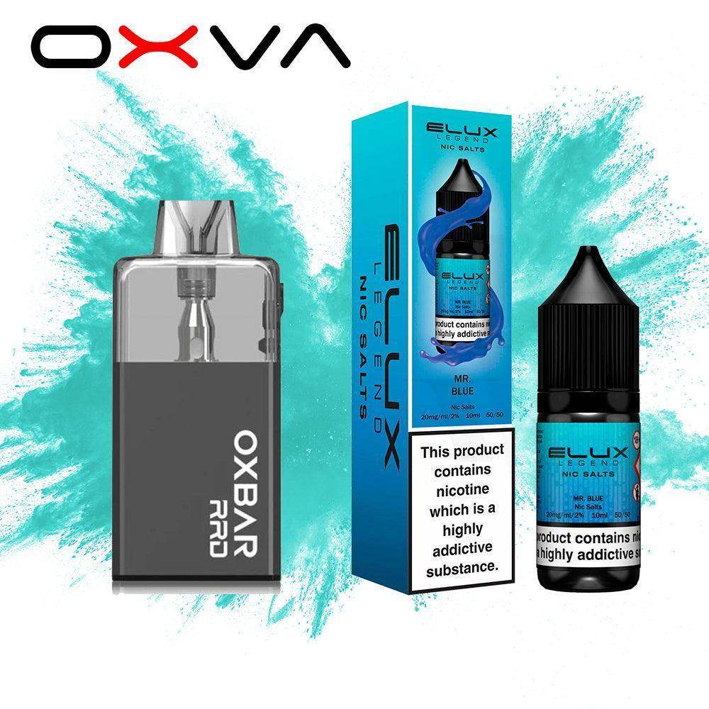 ELUX LEGEND X OXBAR RRD - DEVICE X 10ML NIC SALT E-LIQUID INCLUDED - 10MG | 20MG - Vapeslough