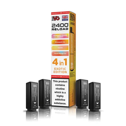 Exotic Edition IVG 2400 Reload 4-in-1 Prefilled Pods - Vapeslough
