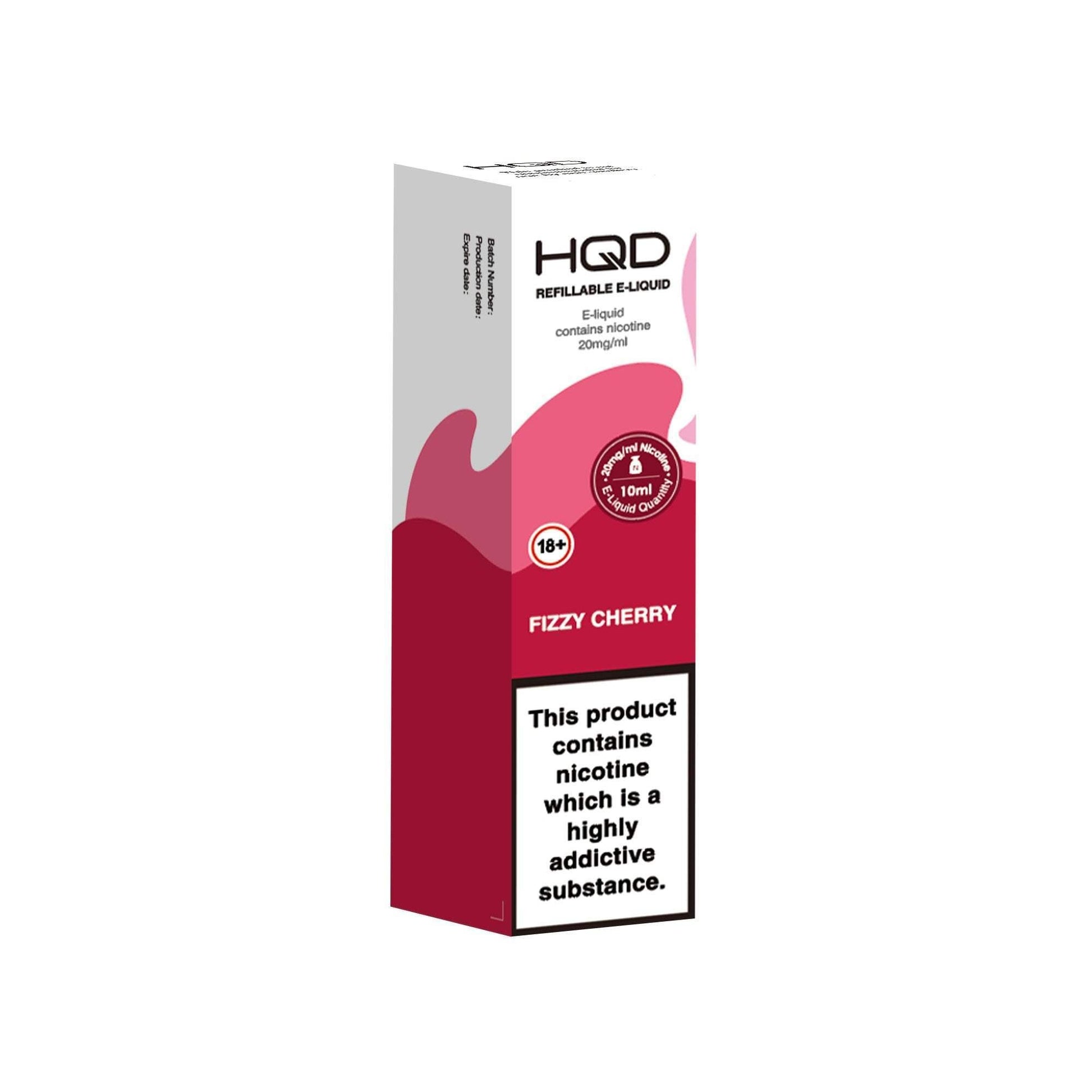 FIZZY CHERRY 10ML E LIQUID NICOTINE SALT BY HQD - Vapeslough