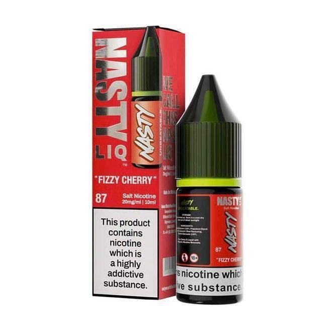 FIZZY CHERRY 10ML E LIQUID NICOTINE SALT BY NASTY LIQ - Vapeslough