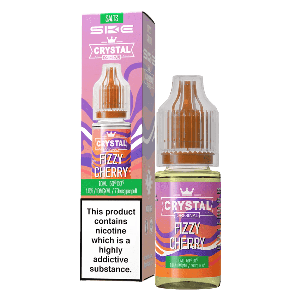 FIZZY CHERRY 10ML NIC SALT E-LIQUID BY SKE CRYSTAL ORIGINAL - Vapeslough