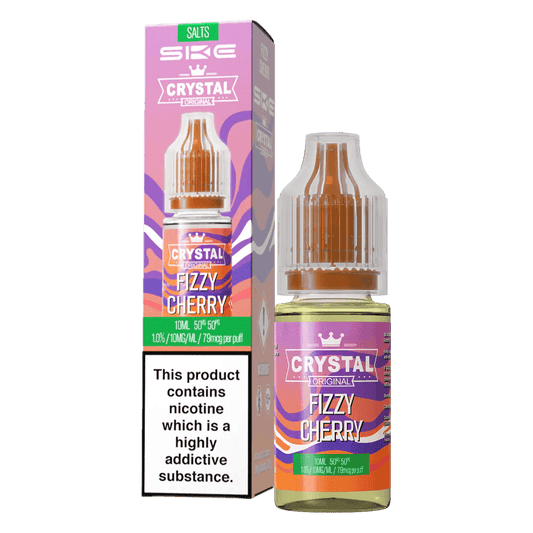 FIZZY CHERRY 10ML NIC SALT E-LIQUID BY SKE CRYSTAL ORIGINAL - Vapeslough
