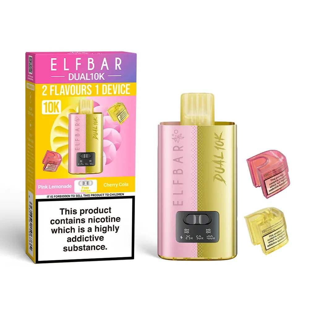 FIZZY EDITION - ELF BAR DUAL 10K PRE-FILLED VAPE KIT - 20MG(2%) - Vapeslough