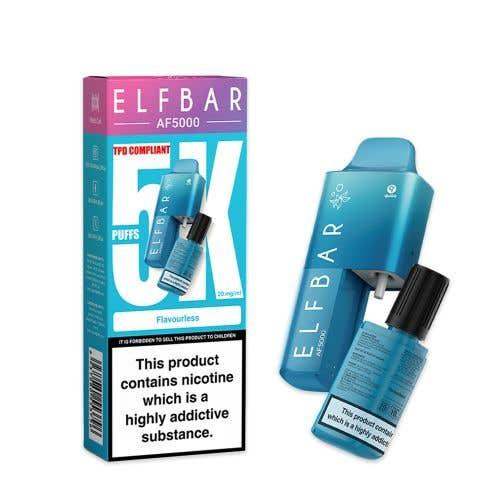 FLAVOURLESS - ELF BAR AF5000 DISPOSABLE VAPE - 20MG(2%) - Vapeslough