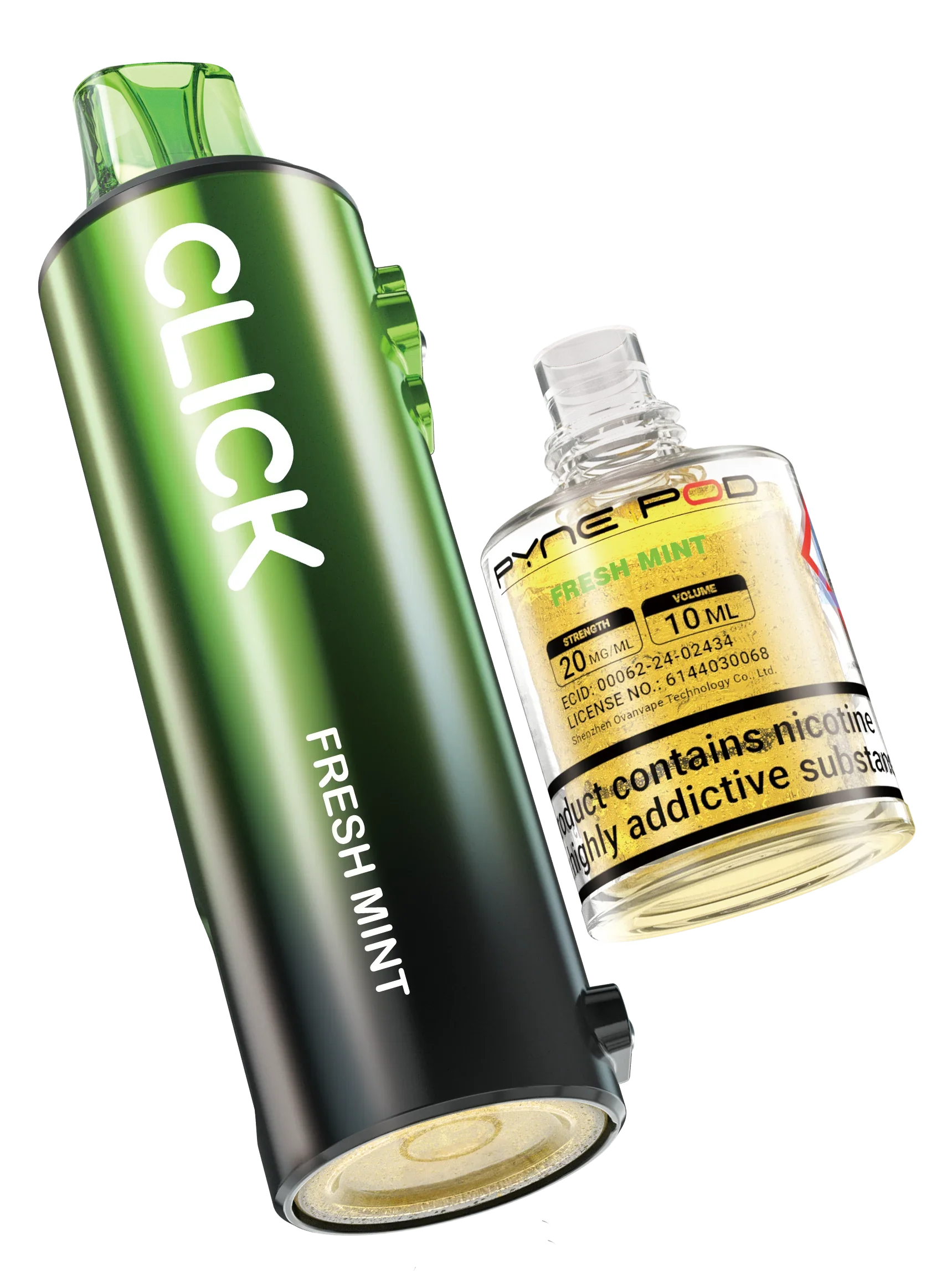 Fresh Mint - Pyne Pod Click Prefilled Pod + Refill Container - Vapeslough