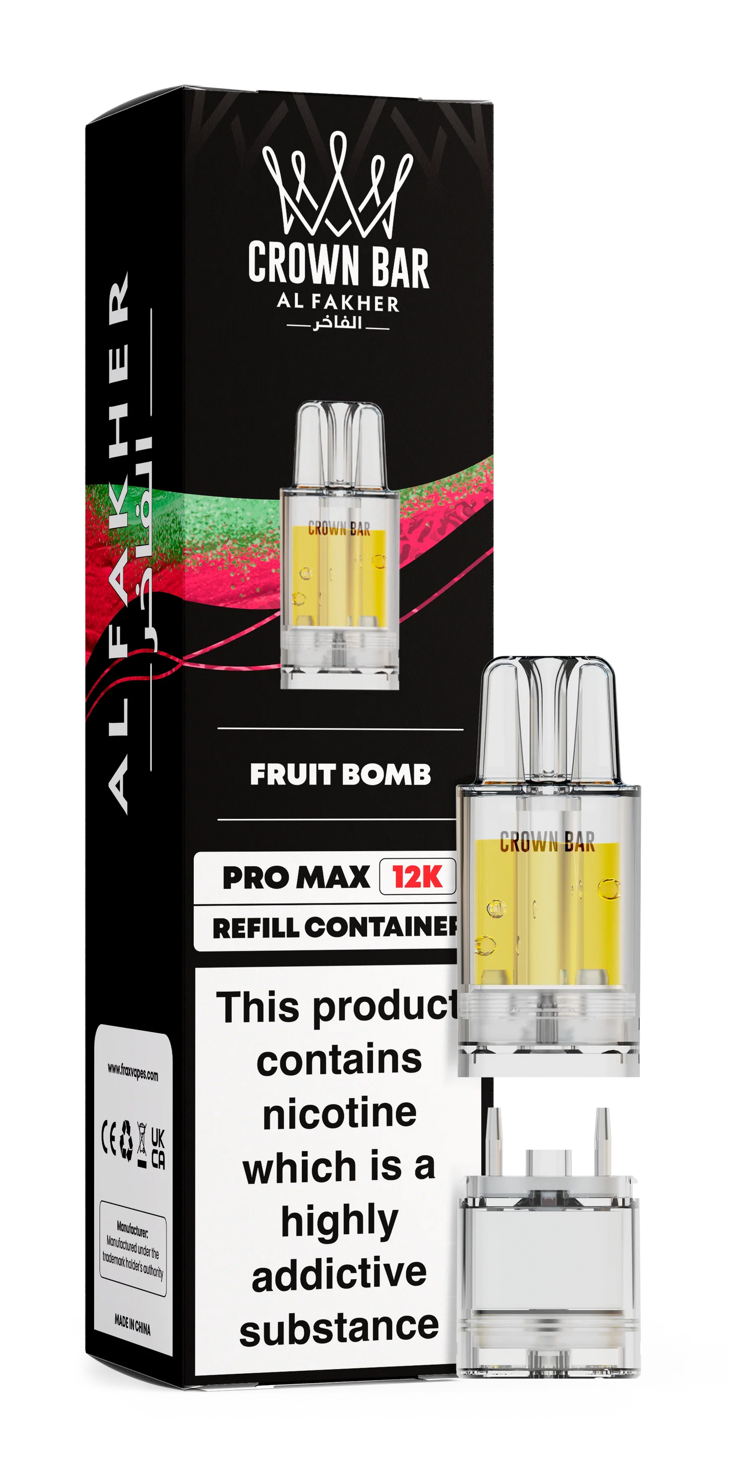 Fruit Bomb Al Fakher Crown Bar Pro Max 12K Refill Pod - Vapeslough