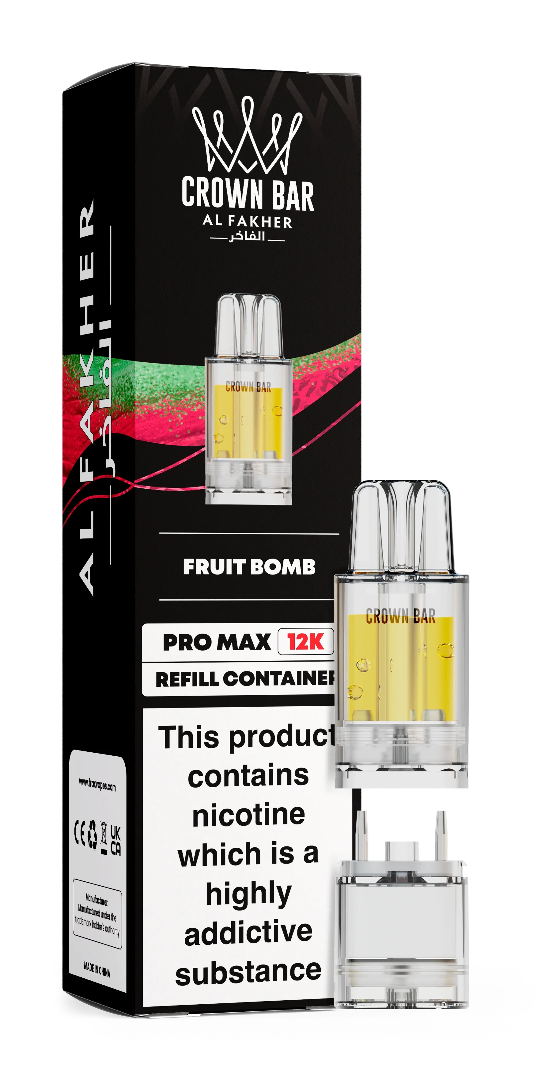 Fruit Bomb Al Fakher Crown Bar Pro Max 12K Refill Pod - Vapeslough