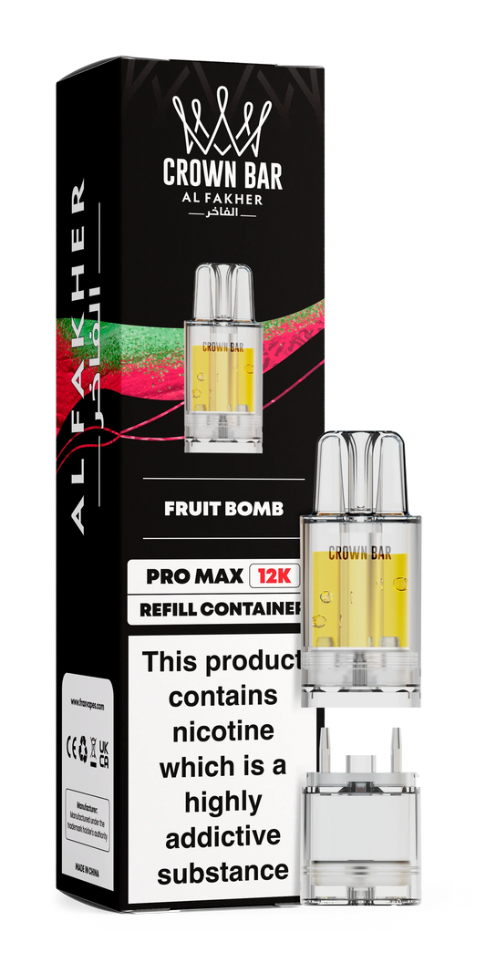 Fruit Bomb Al Fakher Crown Bar Pro Max 12K Refill Pod - Vapeslough