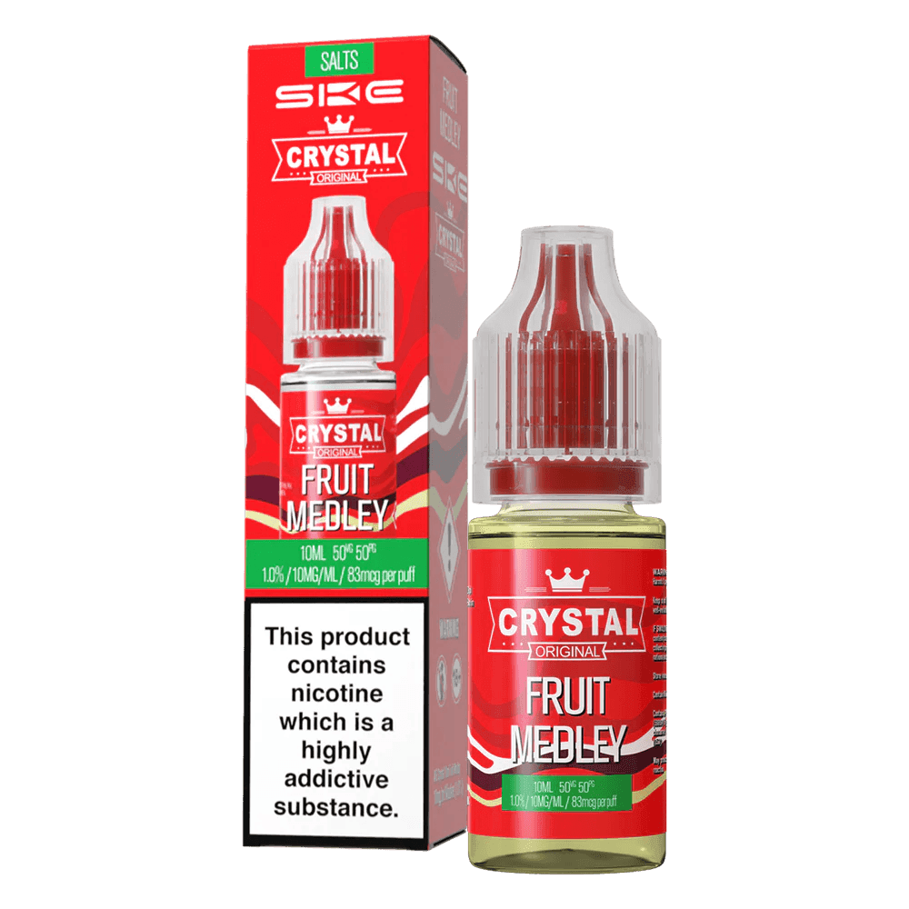 FRUIT MEDLEY 10ML NIC SALT E-LIQUID BY SKE CRYSTAL ORIGINAL - Vapeslough