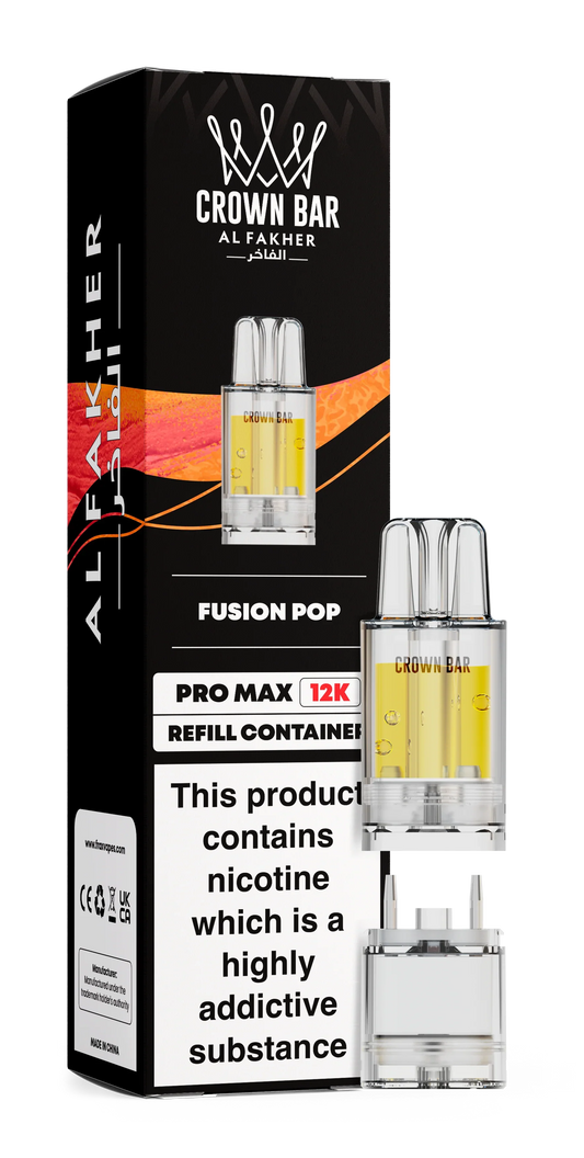 Fusion Pop Al Fakher Crown Bar Pro Max 12K Refill Pod - Vapeslough