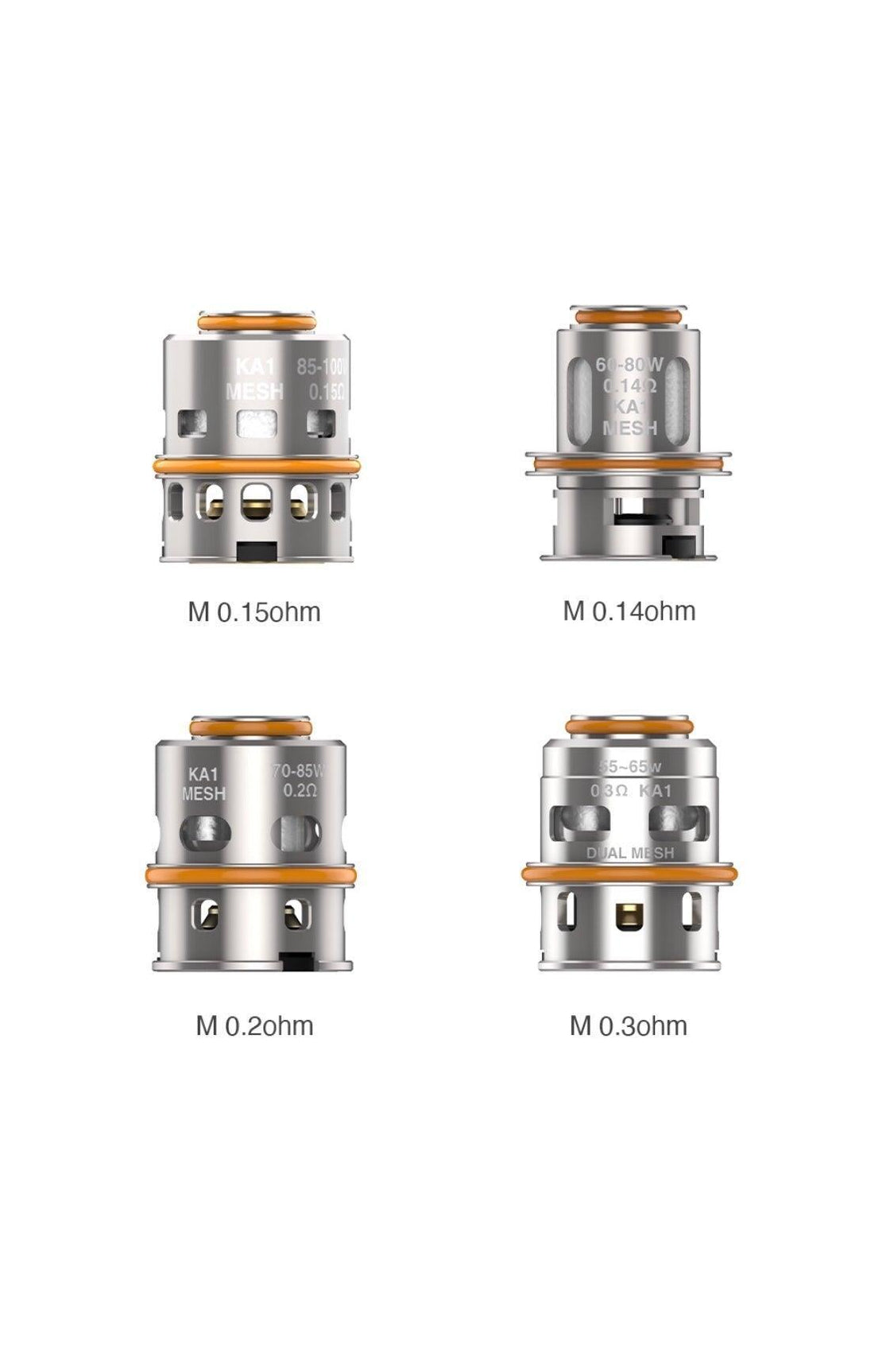 GeekVape Z Max M Series Pack of 5 Coils - Vapeslough