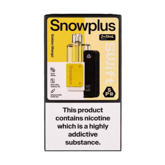 GOLDEN MANGO - SNOWPLUS SWIFT 6000 PREFILLED VAPE - 20MG(2%) - Vapeslough