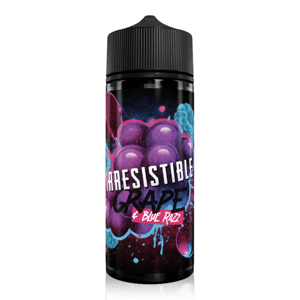 GRAPE & BLUE RAZZ 100ML SHORT FILL E-LIQUID BY IRRESISTIBLE GRAPE - Vapeslough