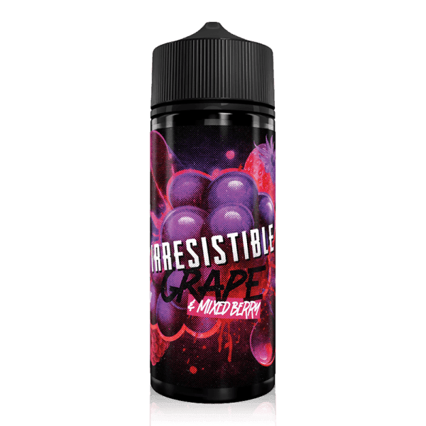 GRAPE & MIXED BERRY 100ML SHORT FILL E-LIQUID BY IRRESISTIBLE GRAPE - Vapeslough