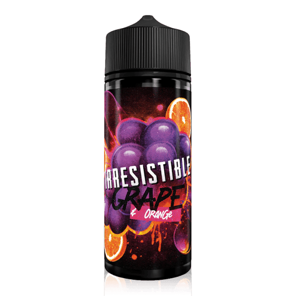 GRAPE & ORANGE 100ML SHORT FILL E-LIQUID BY IRRESISTIBLE GRAPE - Vapeslough