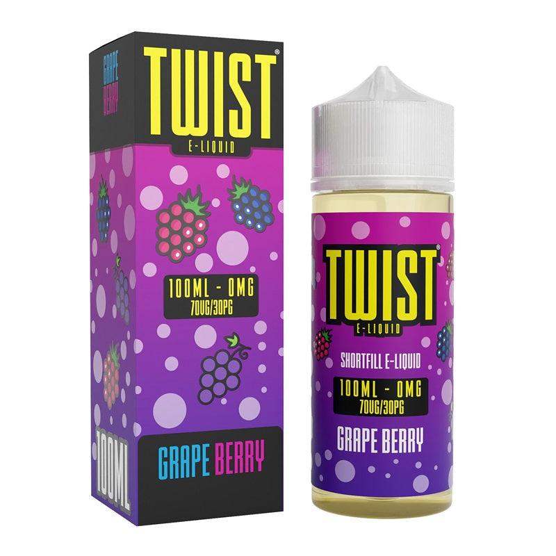 GRAPE BERRY 100ML SHORT FILL E-LIQUID BY TWIST E-LIQUID - Vapeslough