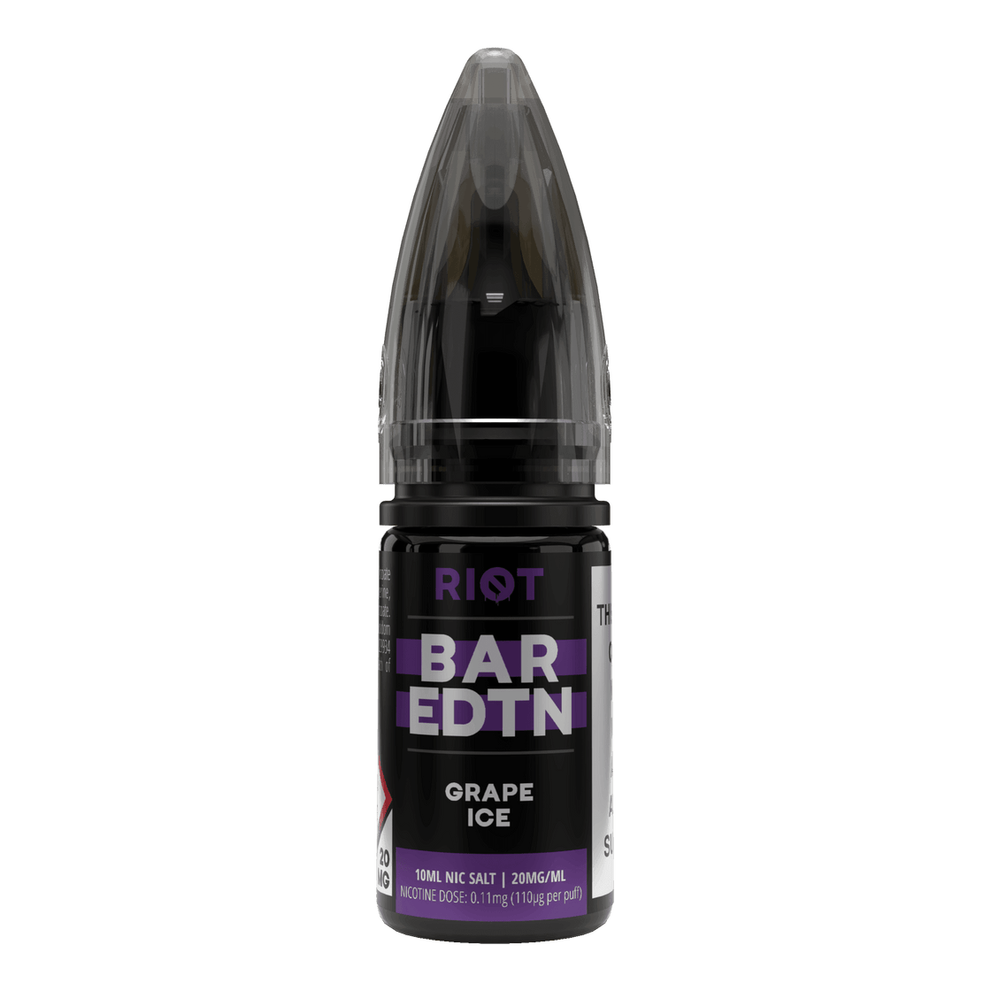 GRAPE ICE - BAR EDTN - 10ML NIC SALT E-LIQUID - 0MG | 5MG | 10MG | 20MG BY RIOT SQUAD - Vapeslough