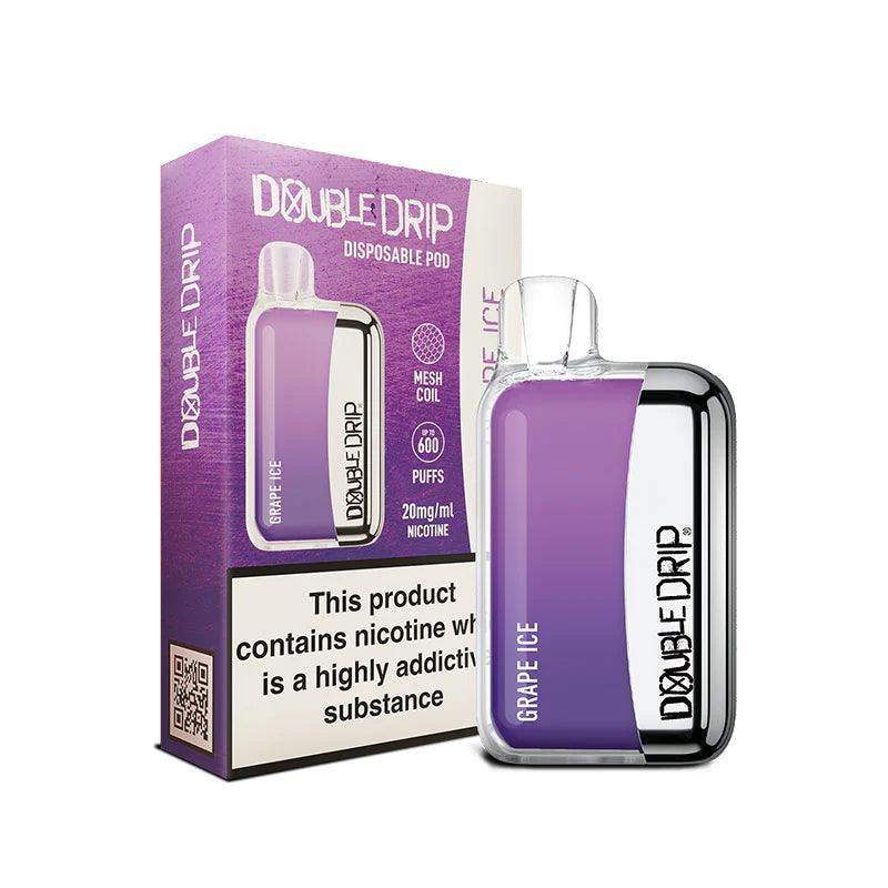 GRAPE ICE - DOUBLE DRIP DISPOSABLE VAPE - Vapeslough