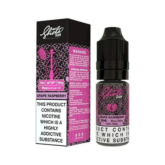 Grape Raspberry Shisha PODMATE 10ML NIC SALT NASTY JUICE - Vapeslough
