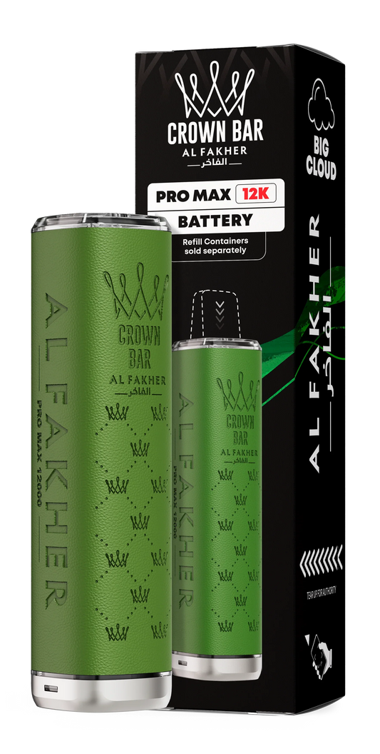 Green Al Fakher Crown Bar Pro Max 12K Device - Vapeslough