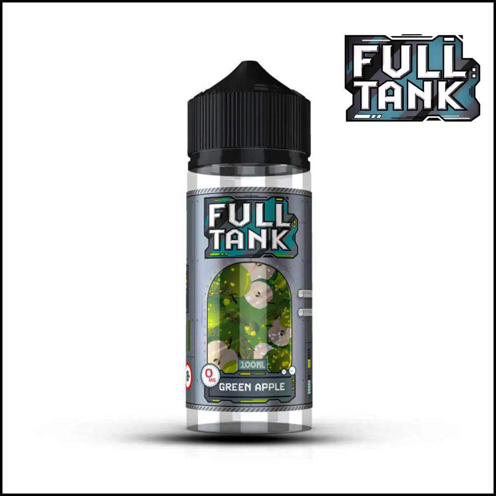 GREEN APPLE 100ML SHORT FILL E-LIQUID BY FULL TANK - Vapeslough