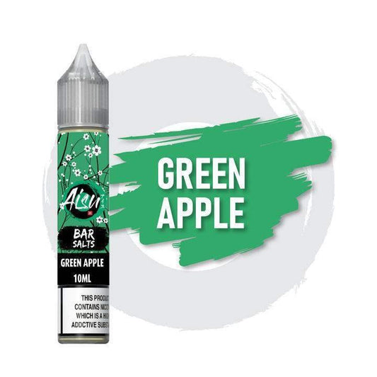 GREEN APPLE AISU 10ML BAR NIC SALT E-LIQUID BY ZAP! - 10MG | 20MG - Vapeslough