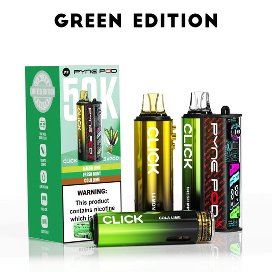 Green Edition - Pyne Pod Click 50K Prefilled Pod Kit - Vapeslough