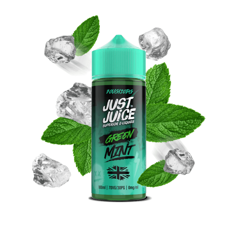 GREEN MINT 100ML SHORT FILL E-LIQUID BY JUST JUICE